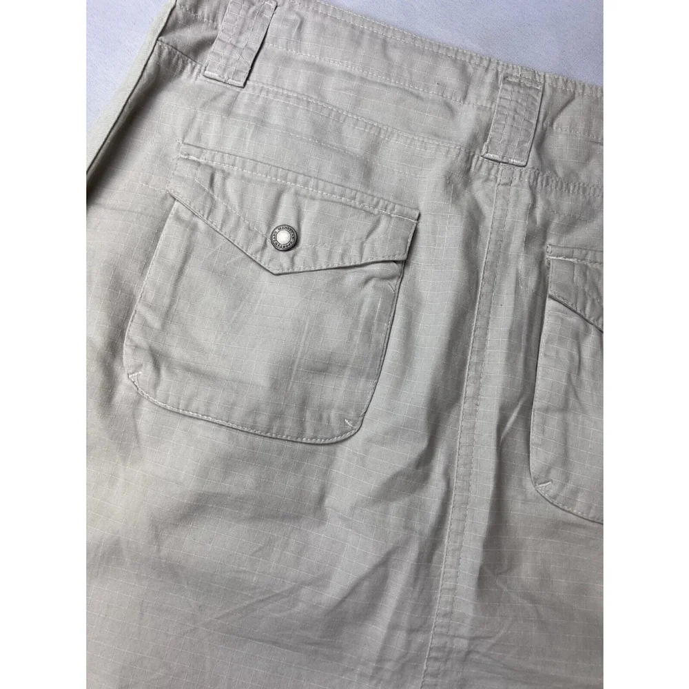 Magellan Sportswear Women’s Cream Cargo A Line Tie Front Skirt size 4 EUC - Picture 12 of 13